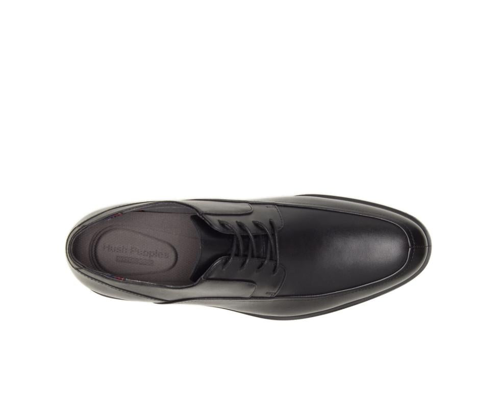 Hush Puppies Turner Mt Oxford Black Wp Leather | Men Oxfords