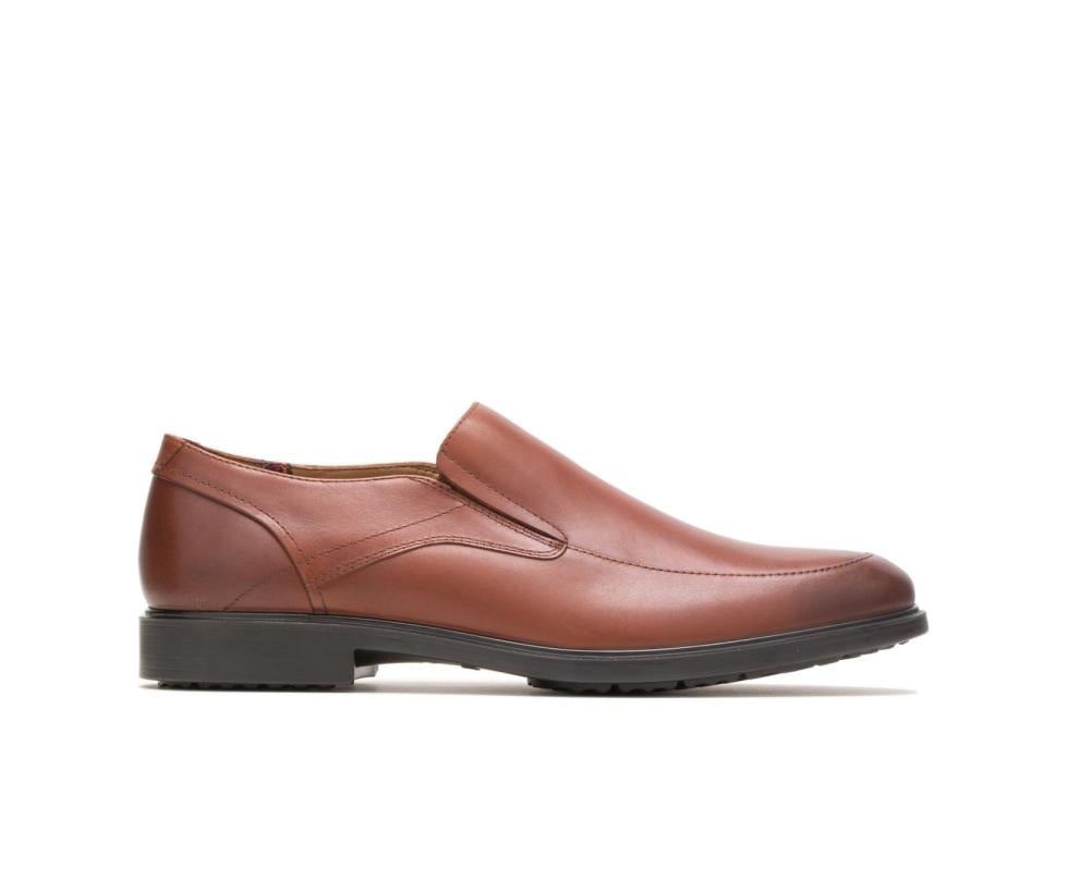 Hush Puppies Turner Mt Slip-On British Tan Wp Leather | Men Slip-Ons