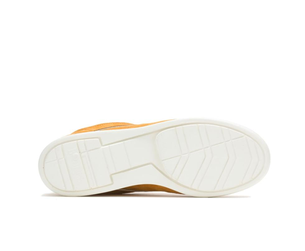 Hush Puppies Upbeat Golden Sun Suede | Women Sneakers