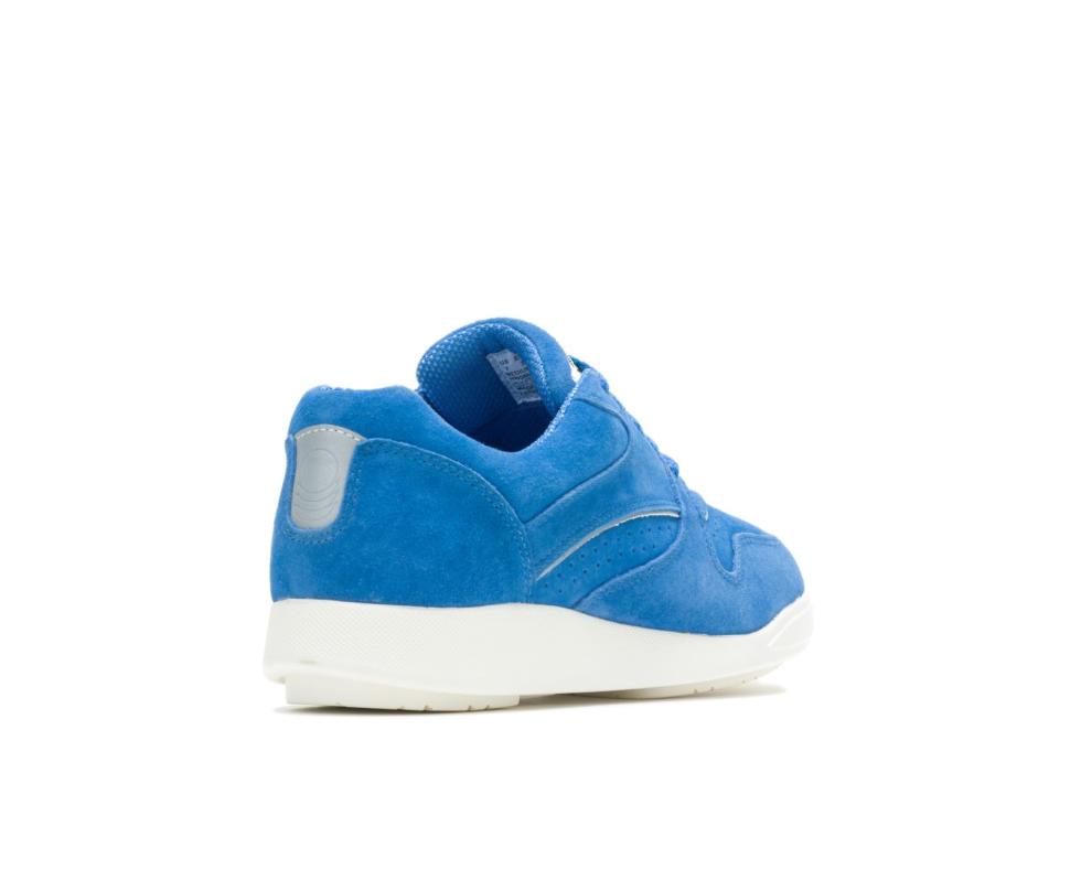 Hush Puppies Upbeat Sky Blue Suede | Women Sneakers