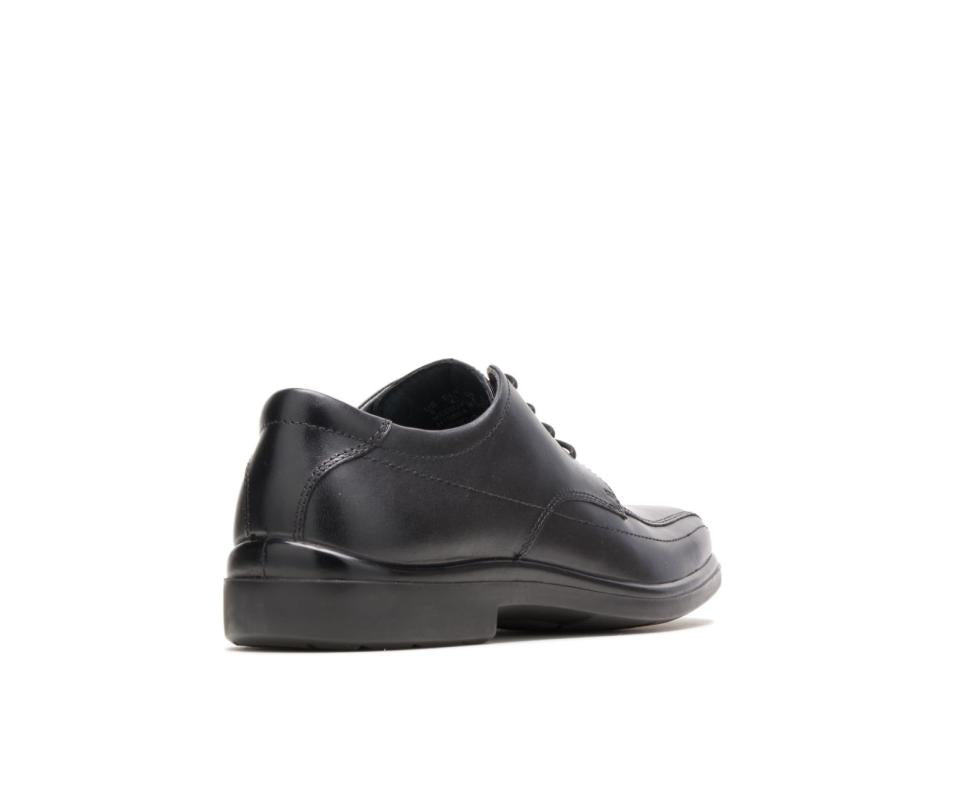 Hush Puppies Venture Black Leather | Men Oxfords