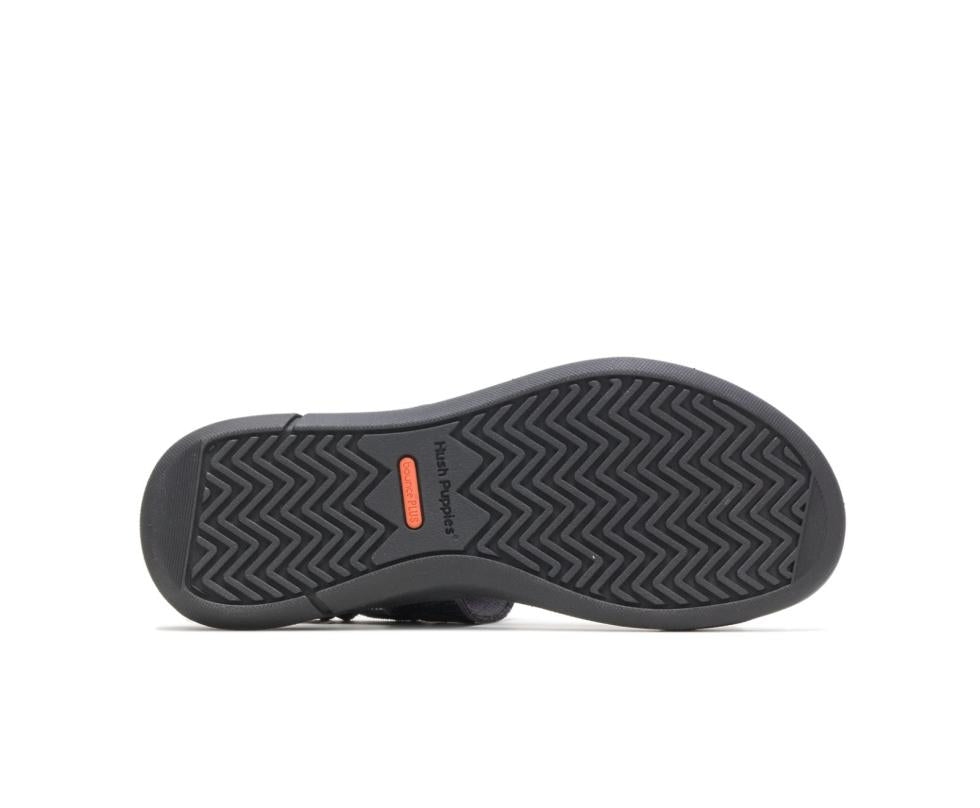 Hush Puppies Willa Knit Rafter Black Knit | Women Sandals