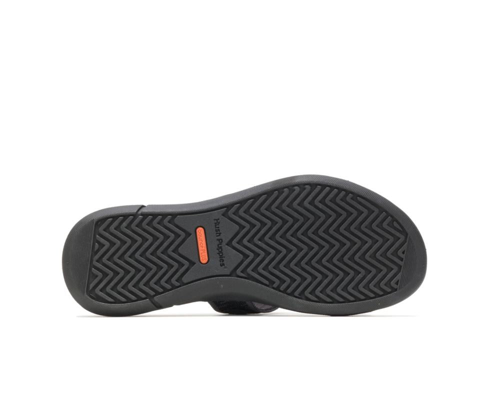 Hush Puppies Willa Knit Slide Black Knit | Women Sandals