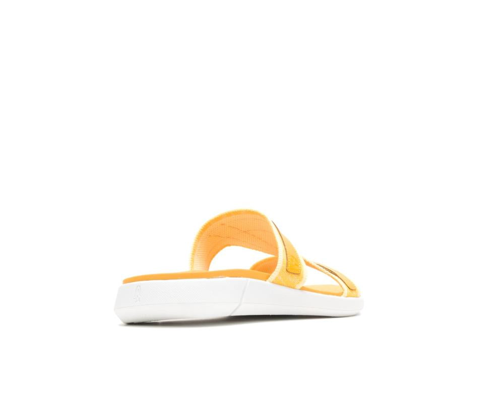 Hush Puppies Willa Knit Slide Goldenrod Leather | Women Sandals
