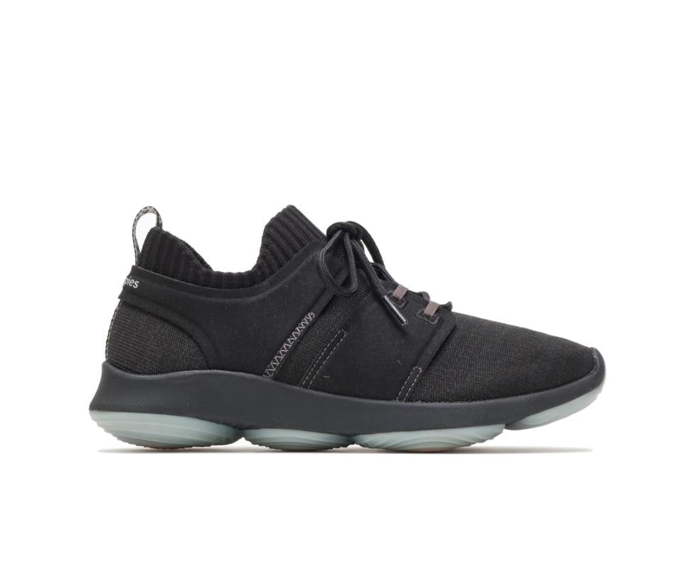Hush Puppies World Black Knit | Women Sneakers