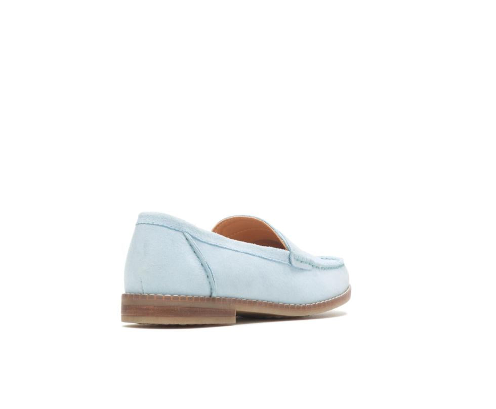 Hush Puppies Wren Loafer Blue Dusk Suede | Women Flats &amp; Slip-Ons