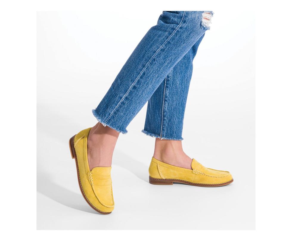 Hush Puppies Wren Loafer Blue Dusk Suede | Women Flats &amp; Slip-Ons