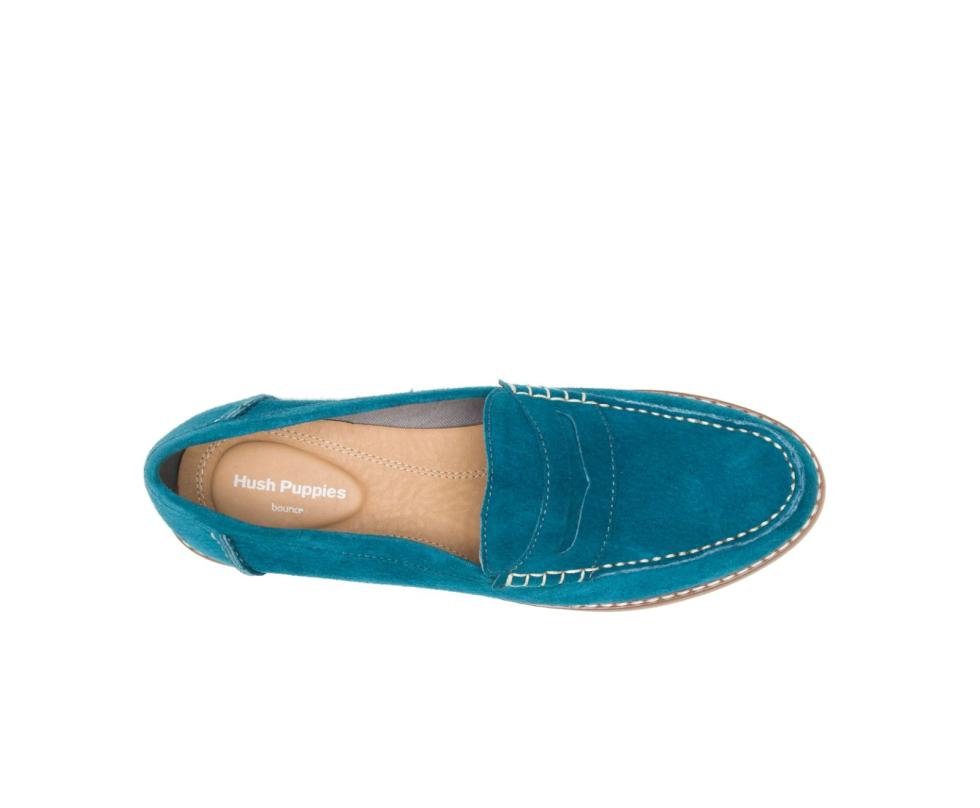 Hush Puppies Wren Loafer Corsair Suede | Women Flats &amp; Slip-Ons