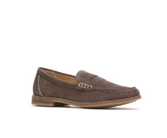 Hush Puppies Wren Loafer Dark Brown Suede | Women Flats &amp; Slip-Ons