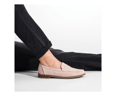 Hush Puppies Wren Loafer Pale Pink Suede | Women Flats &amp; Slip-Ons