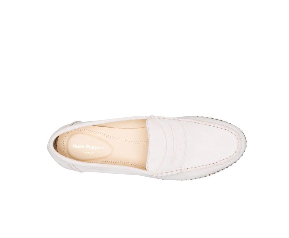 Hush Puppies Wren Loafer Pale Pink Suede | Women Flats &amp; Slip-Ons