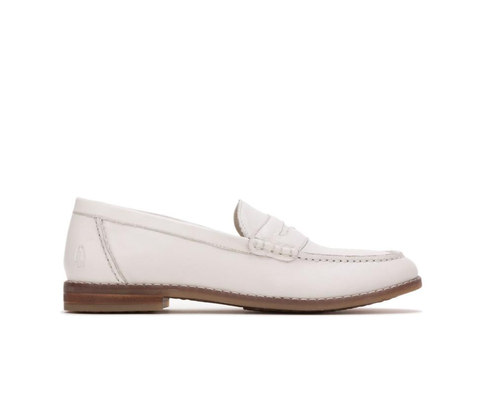 Hush Puppies Wren Loafer Perfect Fit Ivory Leather | Women Loafers
