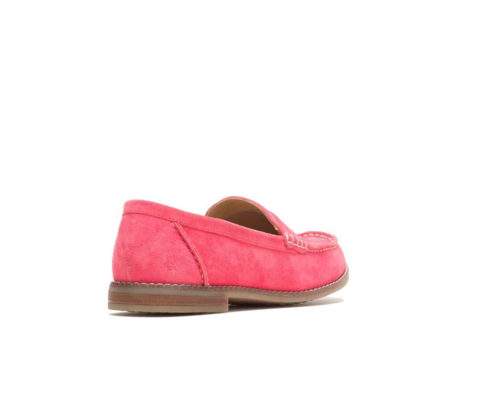 Hush Puppies Wren Loafer Soft Red Suede | Women Flats &amp; Slip-Ons