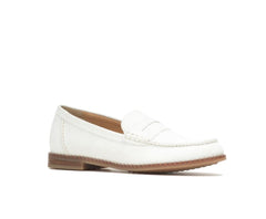 Hush Puppies Wren Loafer White Suede | Women Flats &amp; Slip-Ons